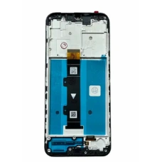 Дисплей з сенсорним екраном (модуль) Motorola XT2129 Moto G30, чорний з рамкою